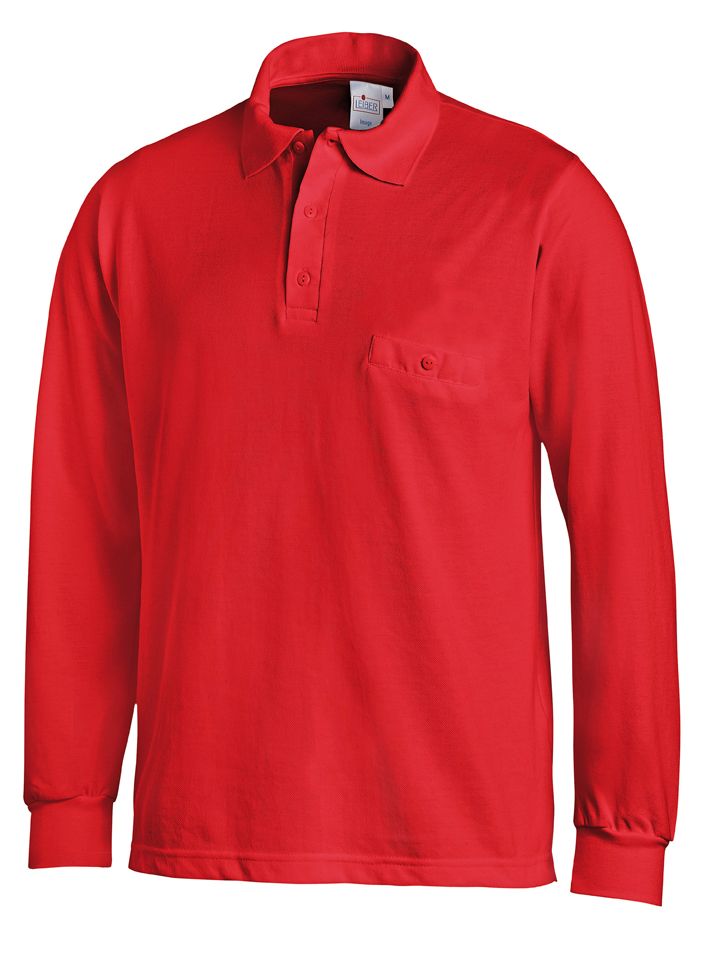 LeiberPolo-ShirtmitLangrmeln0884102Rot