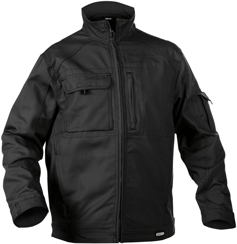 DassyCanvasArbeitsjackeTulsaCOPES60Schwarz-4XL