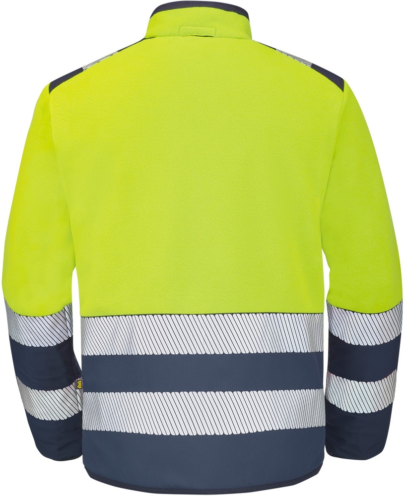 CepovettFleecejackeVeny9D04FluoYellowNavy-S