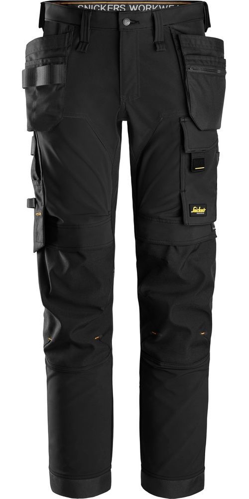 SnickersWorkwearAllroundWork4-WegeStretchhosemitHolstert6275Schwarz-44