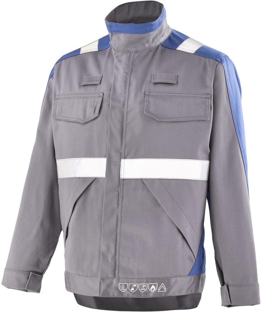 CepovettJackeKolorShield9D808490SteelGreyBugattiBlue-XS