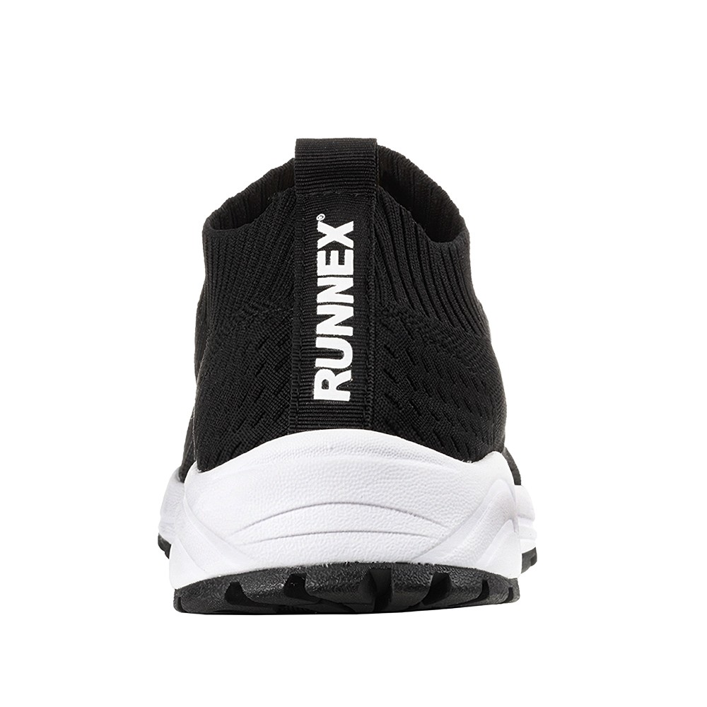 RUNNEXS1-SicherheitshalbschuhSportStarSchwarzWei
