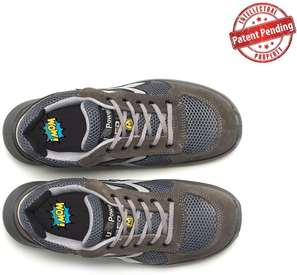 U-PowerSicherheitsschuheHalbschuheDracoEsdS1PSrcRU20046Grau-35