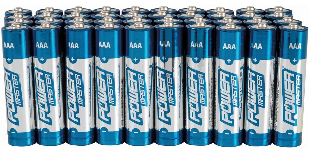 PowermasterBatterienAAA-Super-Alkali-BatterienLR0340er-Pckg40er-Pckg