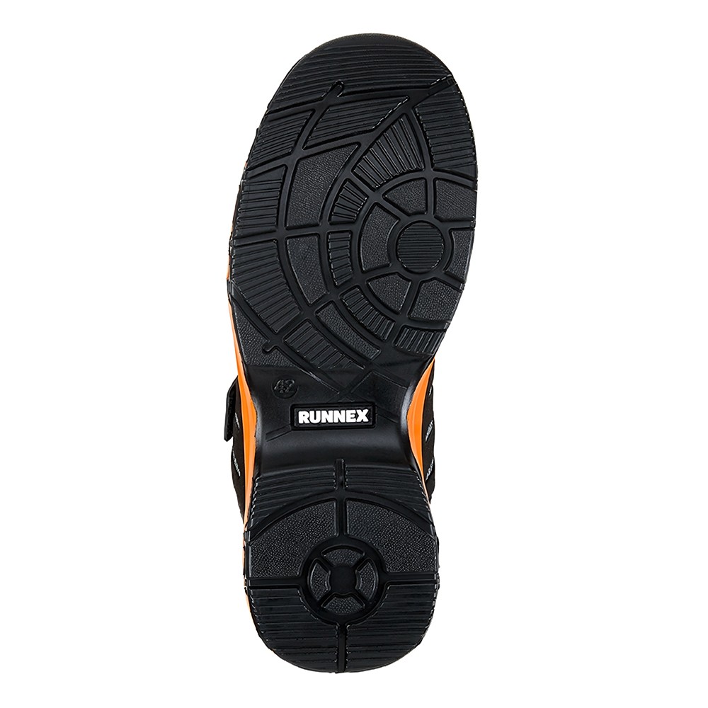 RUNNEXS1P-ESD-SicherheitsklettsandaleFlexStarSchwarzOrange-36