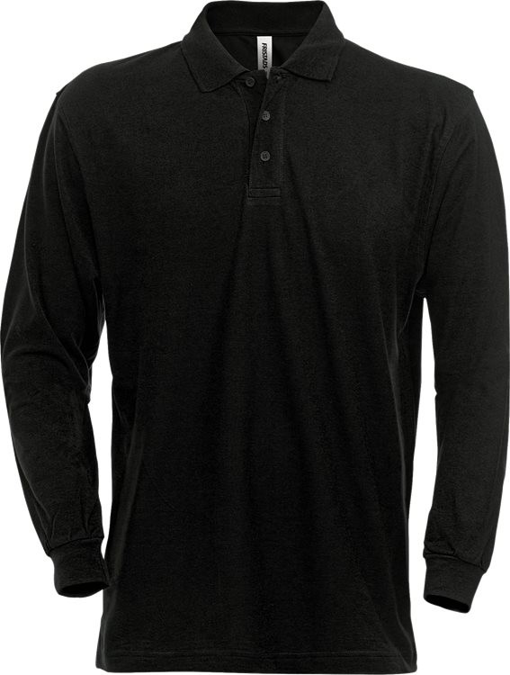 FristadsAcodePoloshirtLangarm1722PIQSchwarz