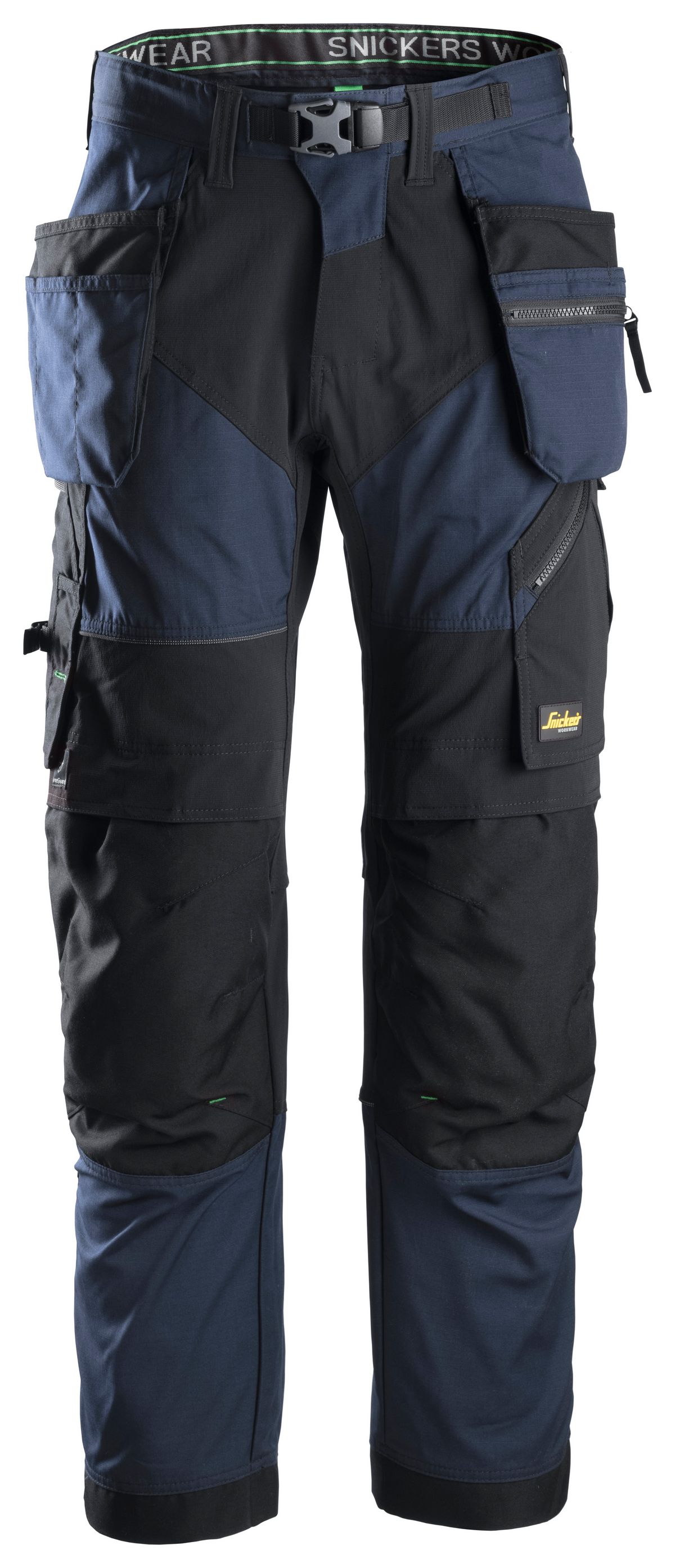 SnickersFlexiWorkArbeitshosemHolstertaschenEN14404Navy-Schwarz