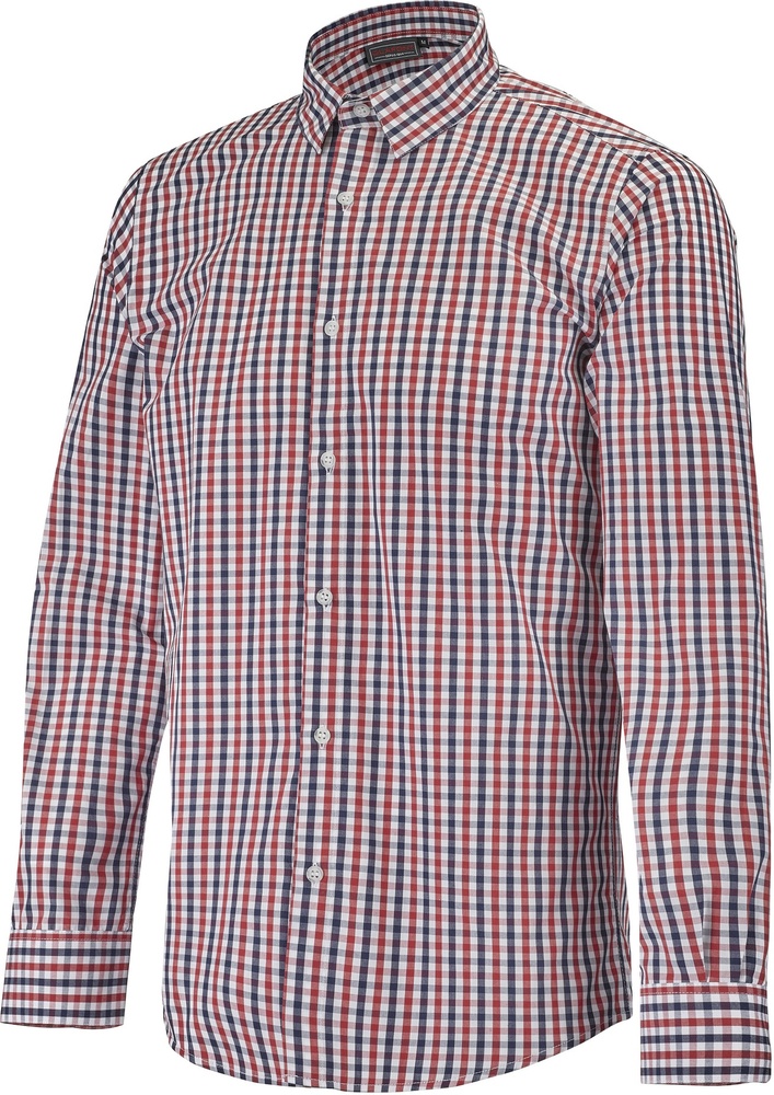 LafontHemdRampalFOR18870NavyRedCheck-XXL