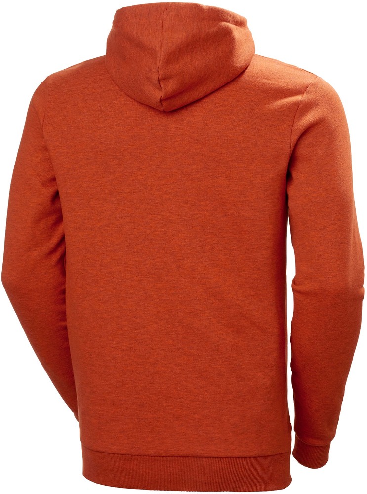 HellyHansenLogoHoodieOrange-XS