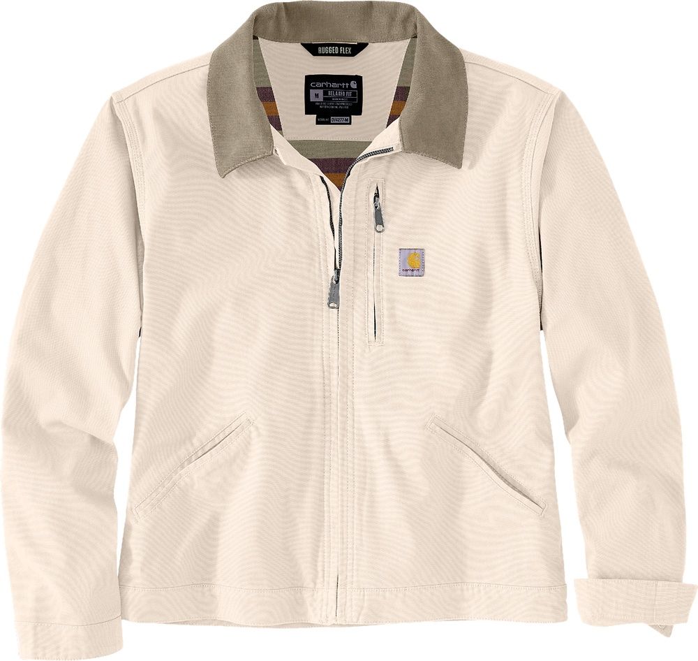 CarharttDamenJackeRelaxedFitCanvasDetroitJacket106208Natural-M