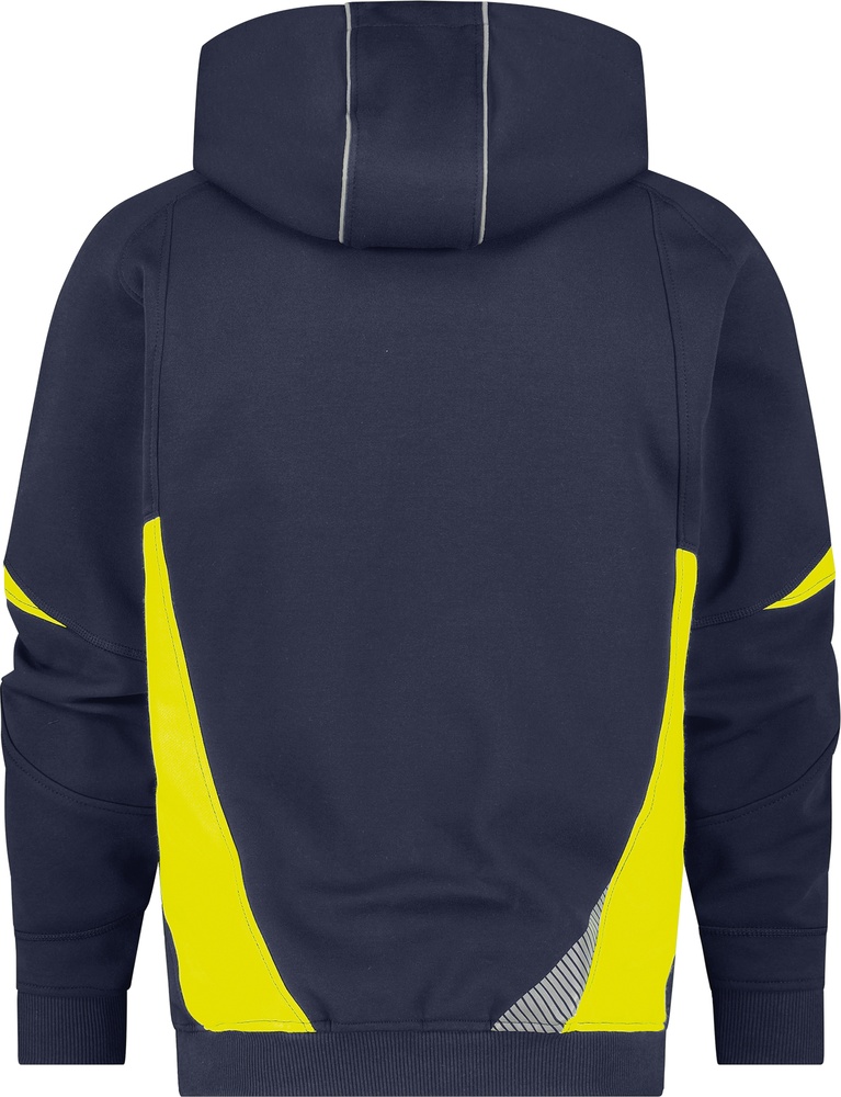 DassyKapuzensweatshirtSantosNachtblauNeongelb-XS