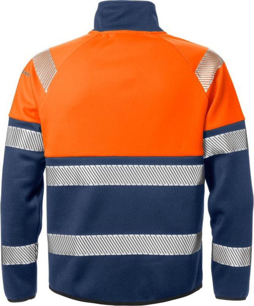 FristadsWarnschutz-JackeHighVisSweatjackeKl14517SSLWarnschutz-OrangeMarine-XS