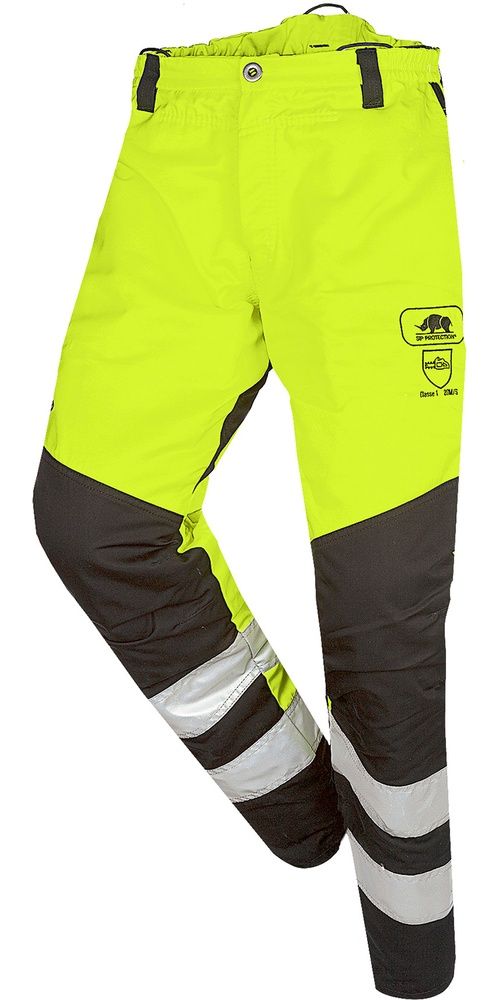SIPBaseProArbeitshoseSchnittschutzhoseklasse1typA1RQ1NeongelbSchwarz-3XL