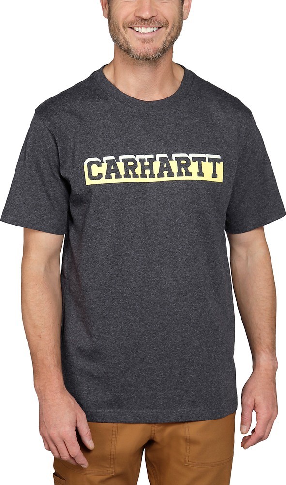 CarharttRelaxedSSLogoGraphicT-ShirtCarbonHeather