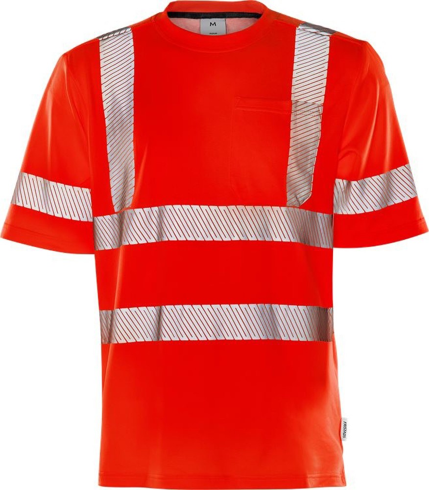 FristadsWarnschutzT-ShirtHighVisT-ShirtKl37407THVWarnschutz-Rot-XS