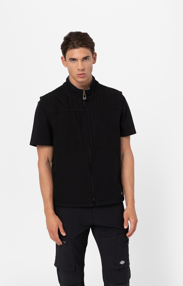 DickiesBoxershortSherpaLinedDuckVestDK0A4YN4RinsedBlack-S