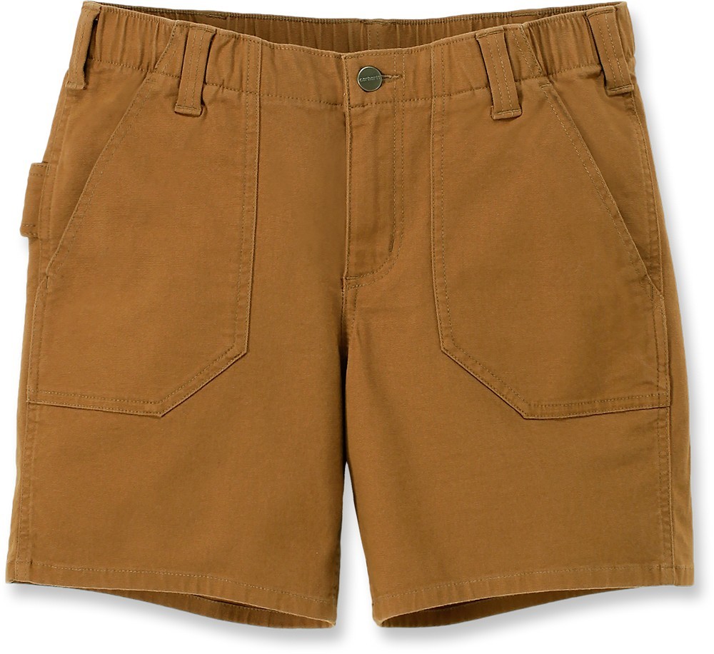 CarharttDamenShortsRelaxedFitCanvasWorkShortCarharttBrown