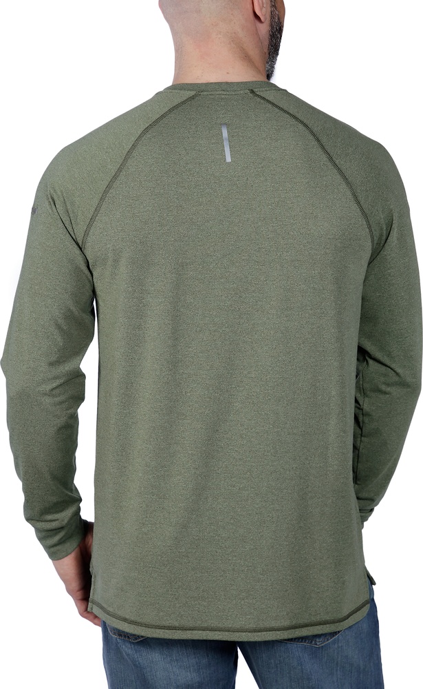 CarharttLightweightLSPocketT-Shirt105846ChiveHeather-S