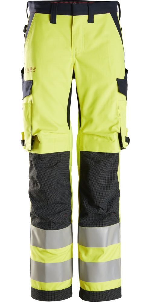 SnickersWorkwearDamenProtecWorkHigh-VisDamenArbeitshoseKl26760Hv-Gelb-Navy-17