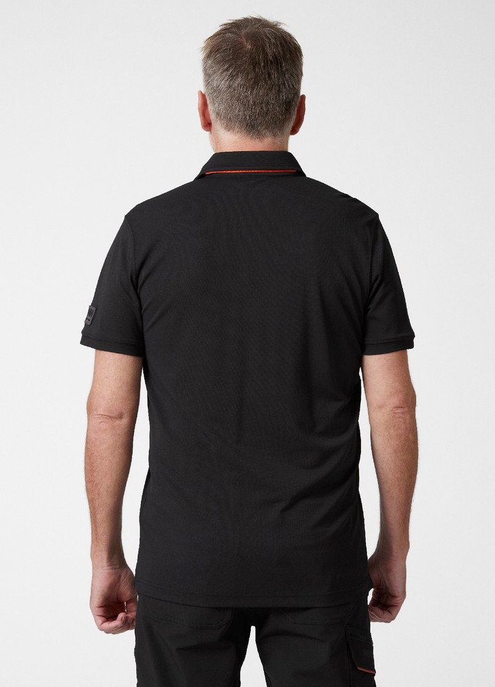 HellyHansenKensingtonTechPoloShirtBlack-XS