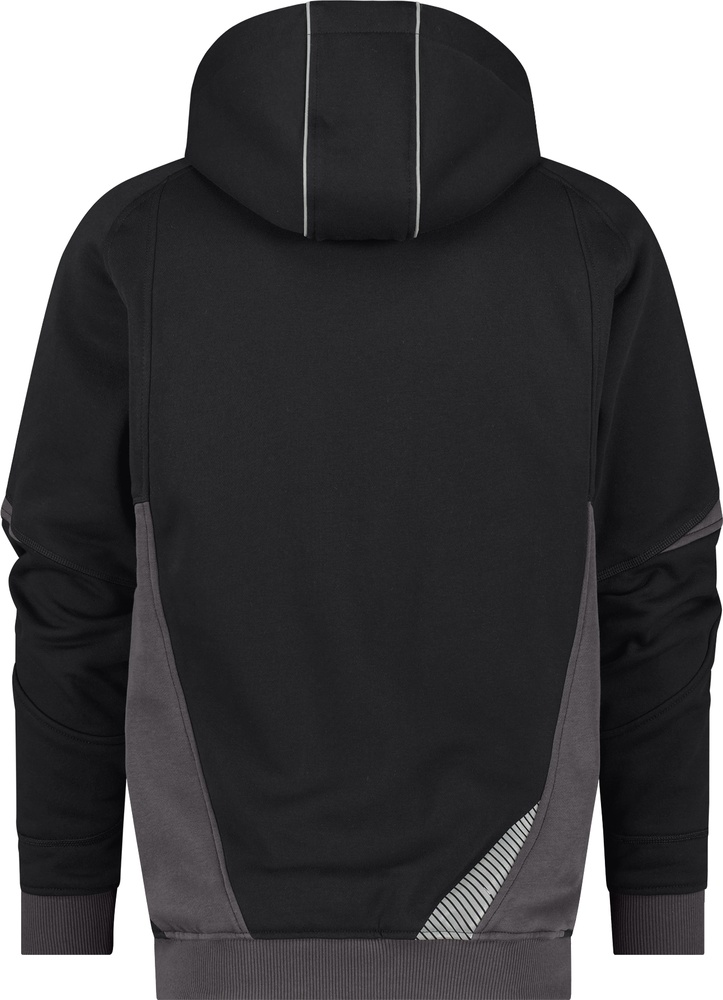 DassyKapuzensweatshirtLunaxSchwarzAnthrazitgrau-XS