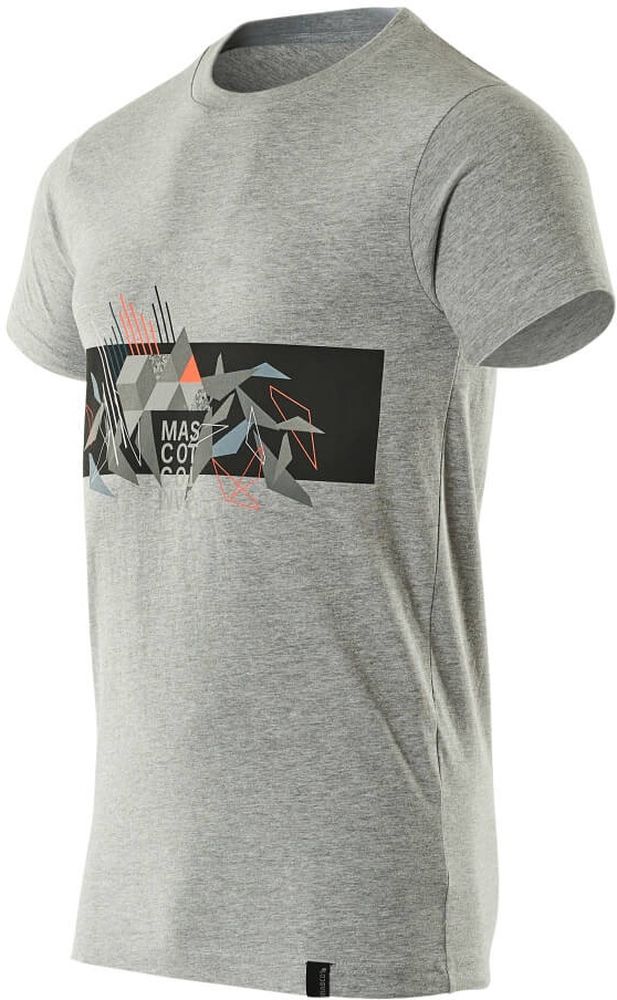 MascotT-ShirtAccelerateSafe19182-965Grau-meliertHi-visRot-XXL