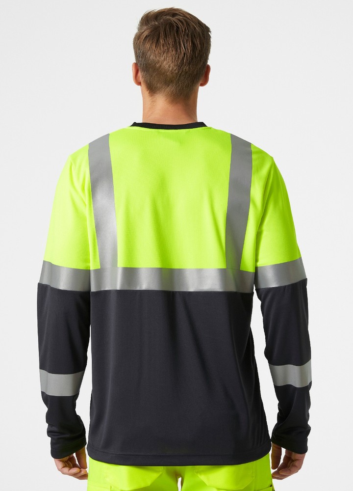 HellyHansenAddvisLongsleeveCl1YellowEbony-XS