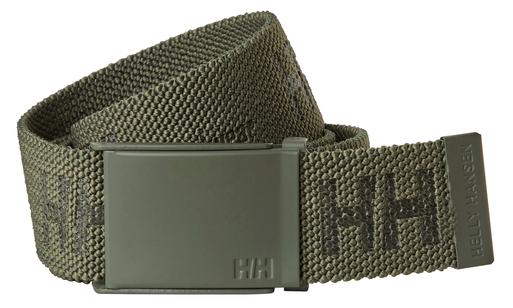 HellyHansenGrtel79528HhLogoWebbingBelt480ArmyGreen