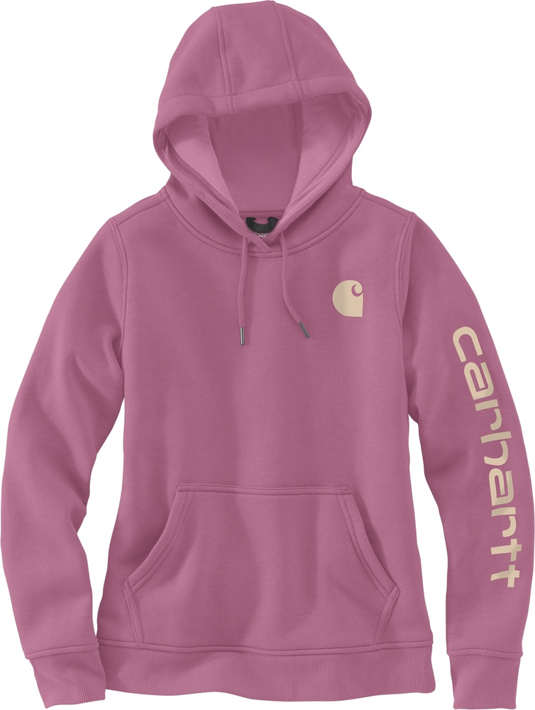 CarharttDamenLogoSleeveGraphicSweatshirt102791Woodrose-XS