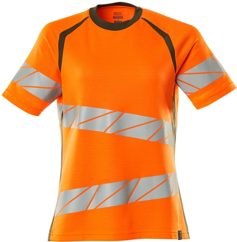 MascotDamenT-ShirtAccelerateSafe19092-771Hi-visOrangeMoosgrn-XXL