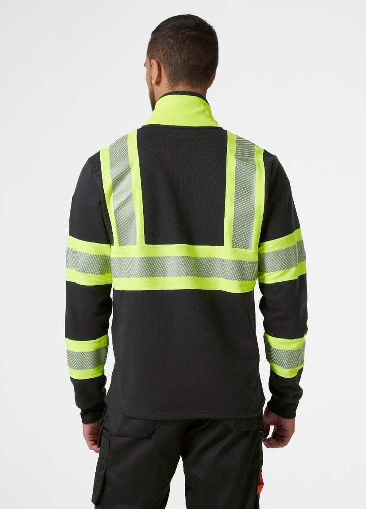 HellyHansenIcuZipSweatshirtYellowEbony-XS