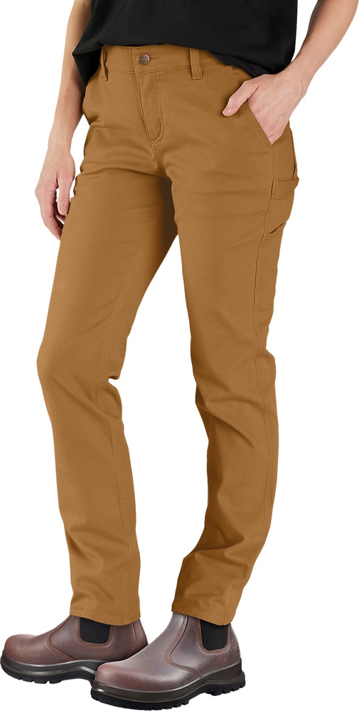 CarharttDamenHoseRelaxedFitCanvasWorkPant105113CarharttBrown-W10REG