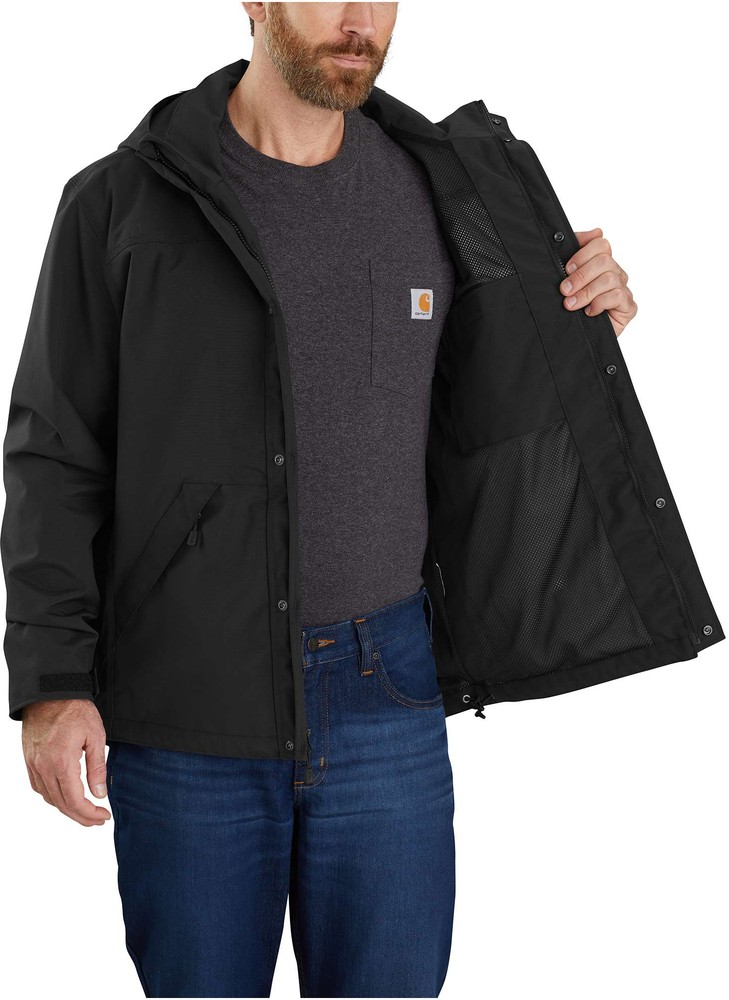 CarharttJackeShorelineJacketBlack