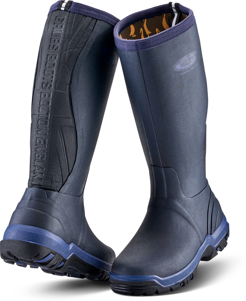 GrubsGummistiefelRainline20WelliesGRAIN20Blue-36UK3DE36