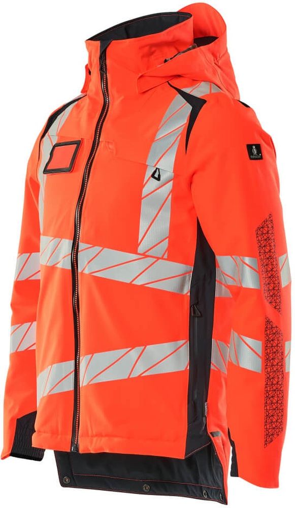 MascotWinterjackeAccelerateSafe19035-449Hi-visRotSchwarzblau-XXL