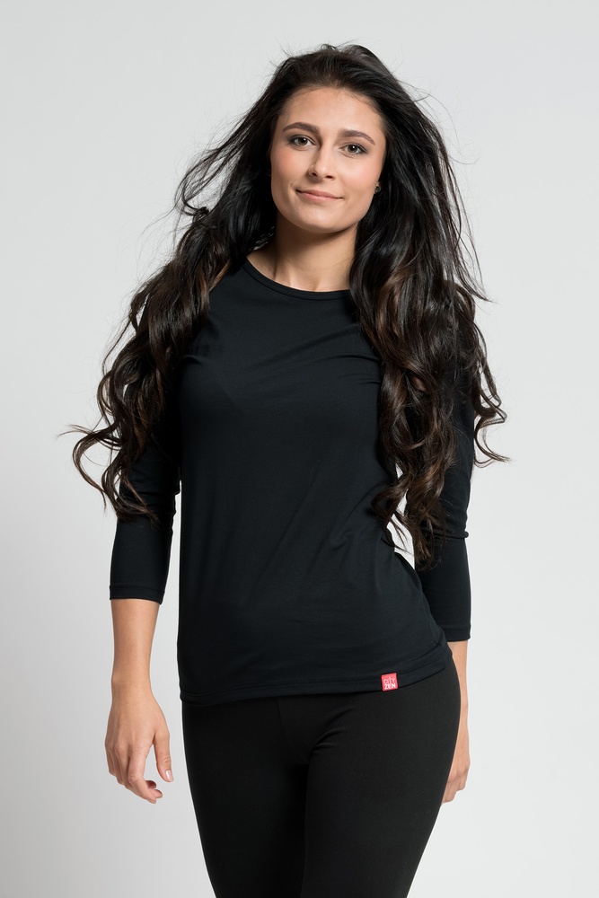 CityZenDamenFemaleShirt34rmelDiezSchwarz-XS34