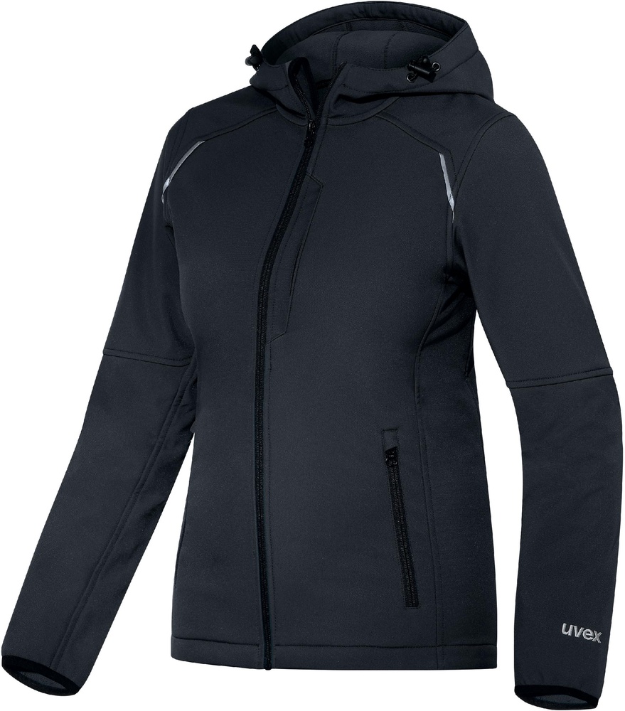 UvexDamenSoftshelljackeSuxxeedCraft70367SchwarzGraphit-XS