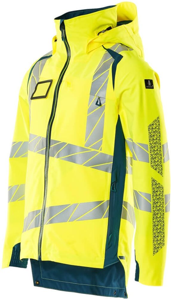 MascotHardShellJackeAccelerateSafe19001-449Hi-visGelbDunkelpetroleum-XXL