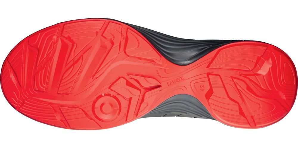 UvexSicherheits-Halbschuhe1G2S1SRC68527SchwarzRot-35Weite10