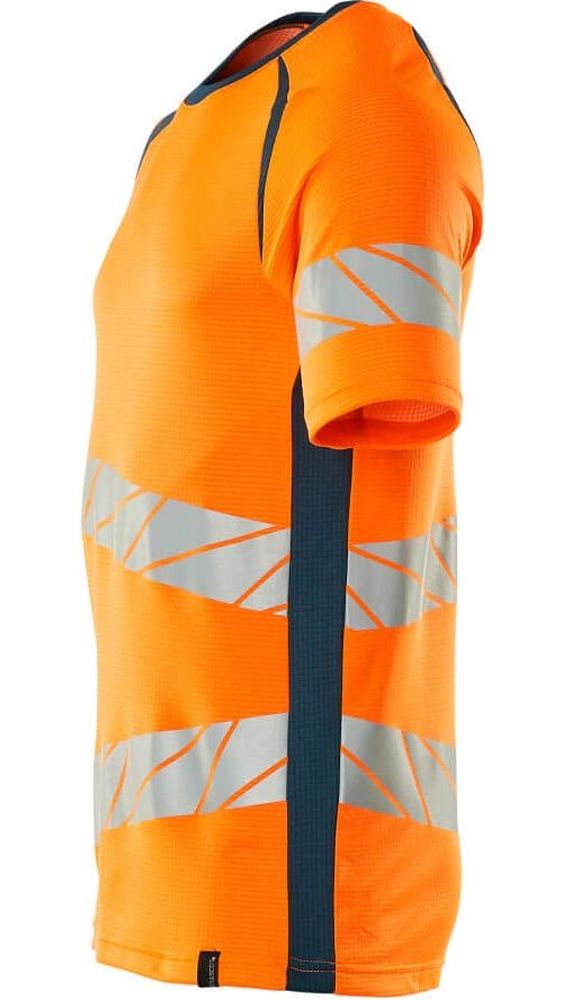 MascotT-ShirtAccelerateSafe19082-771Hi-visOrangeDunkelpetroleum-XXL