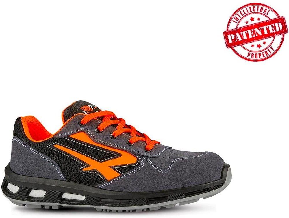 U-PowerSicherheitsschuheHalbschuheOrangeEsdS1PSrcRL20396Schwarz-35