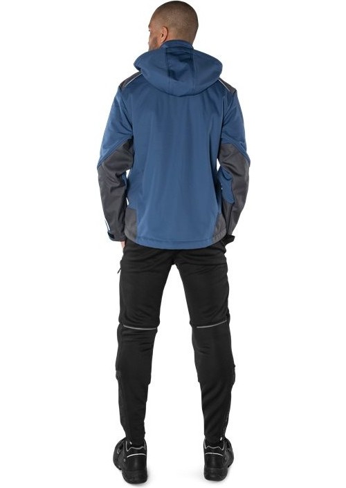 FristadsSoftshell-Winterjacke4060CFJBlauGrau