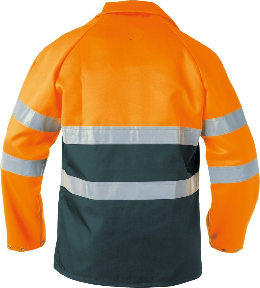 BasicLineWarnschutzarbeitsjackeLinsNeonorangeGrn-XS