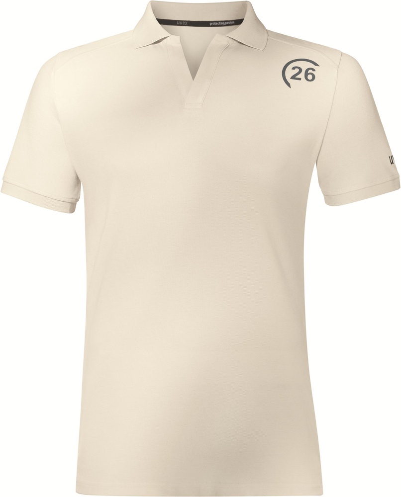 UvexPoloshirtKollektion2670109WeiBeige-S