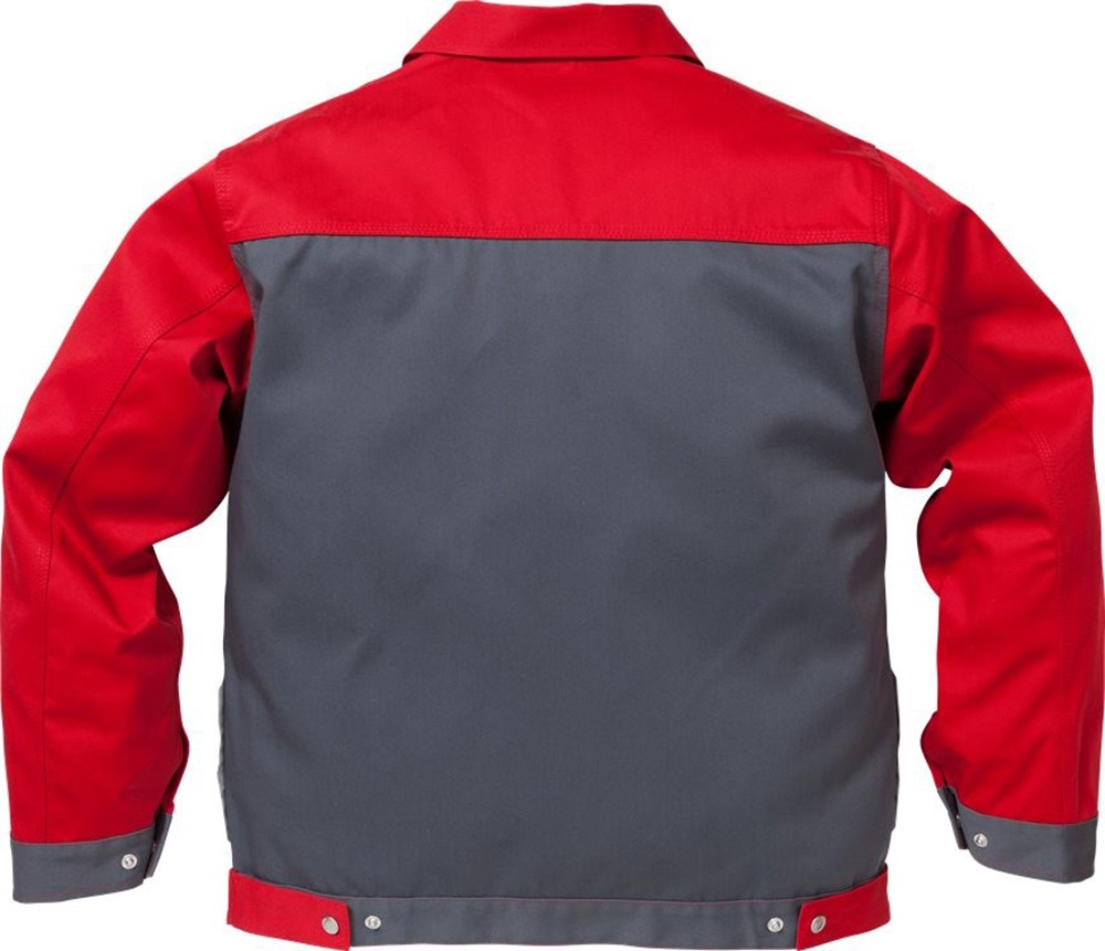 KansasIndustrie-JackeIconTwoJacke4857LUXEGrauRot-XS