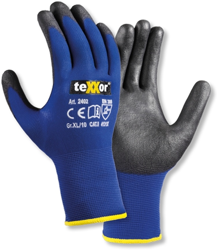 teXXorNylon-StrickhandschuheTouch12Stck2402BlauSchwarz-6