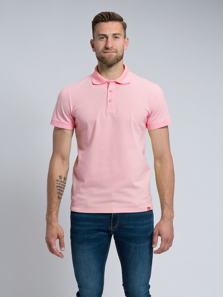 CityZenHerrenPoloShirtDaxPink-S