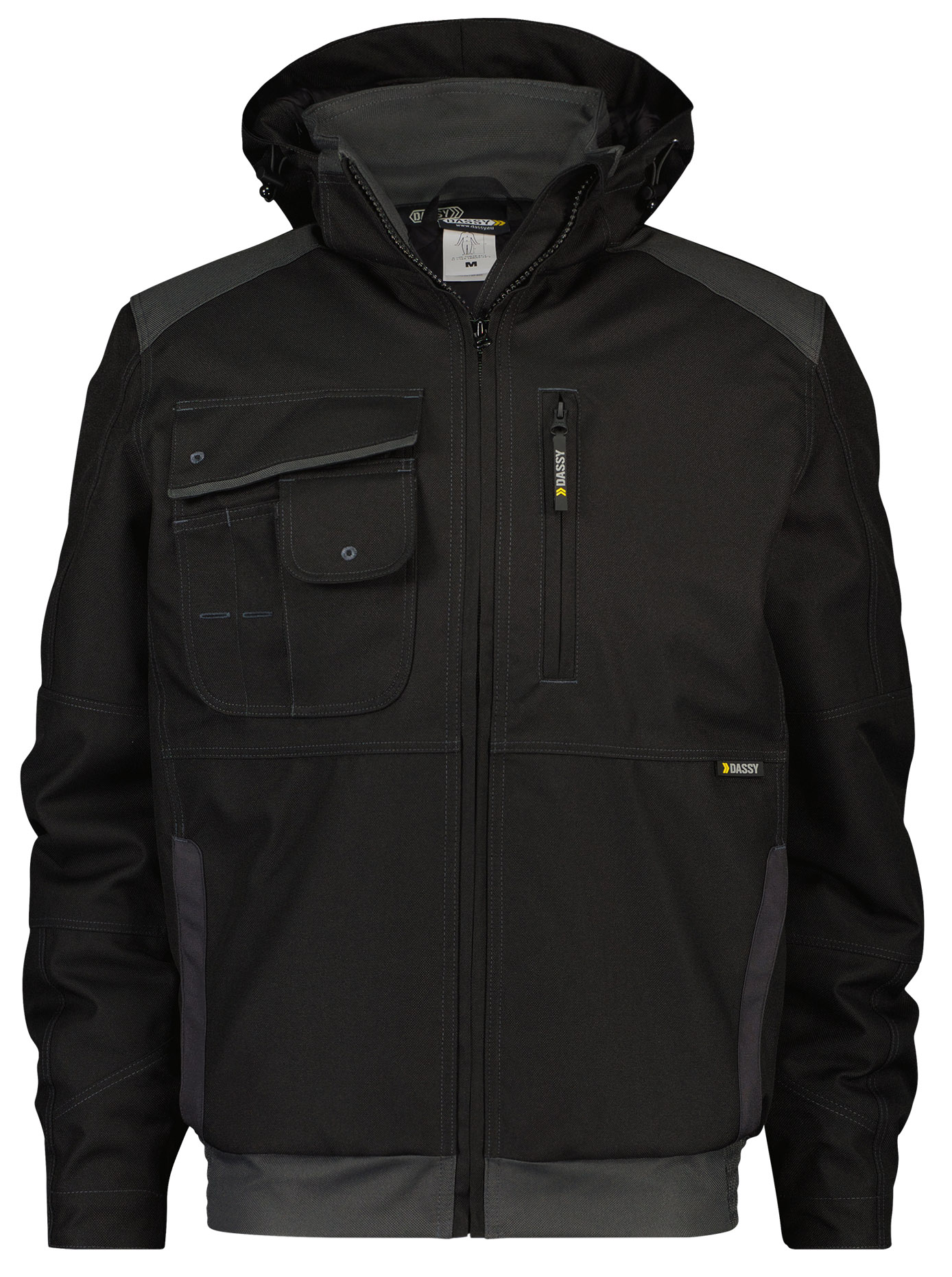 DassyCanvasWinterjackeAustinPES90Schwarz