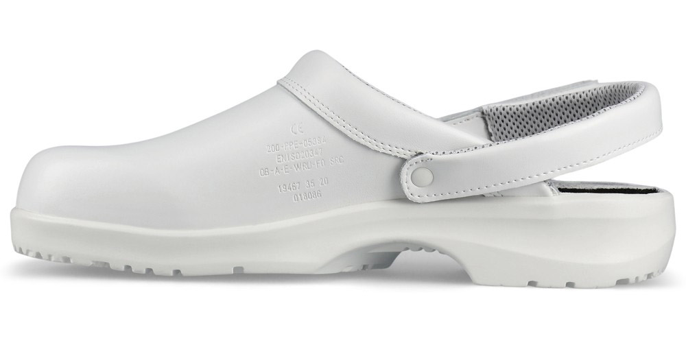 SikaArbeitsschuhFusionESDoffenerClogmitFersenriemenWei