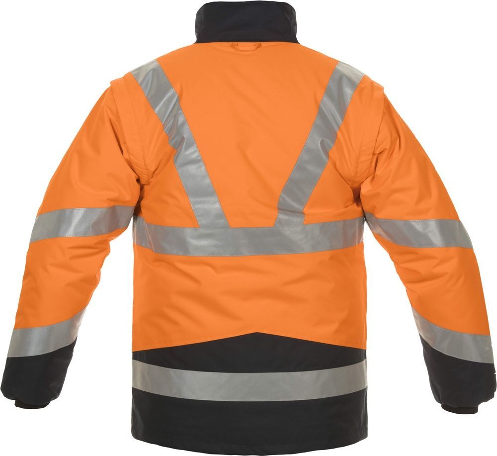 HydrowearArbeitsjackeWarnschutz-innejackePlutoinnerjacketNeonorangeDunkelblau-3XL